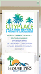 Mobile Screenshot of cityplacevacationrentals.com